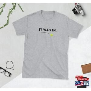 Funny Pickleball Player Gift Shirt For Lovers Tshirt Racquet Sports Fans Unisex